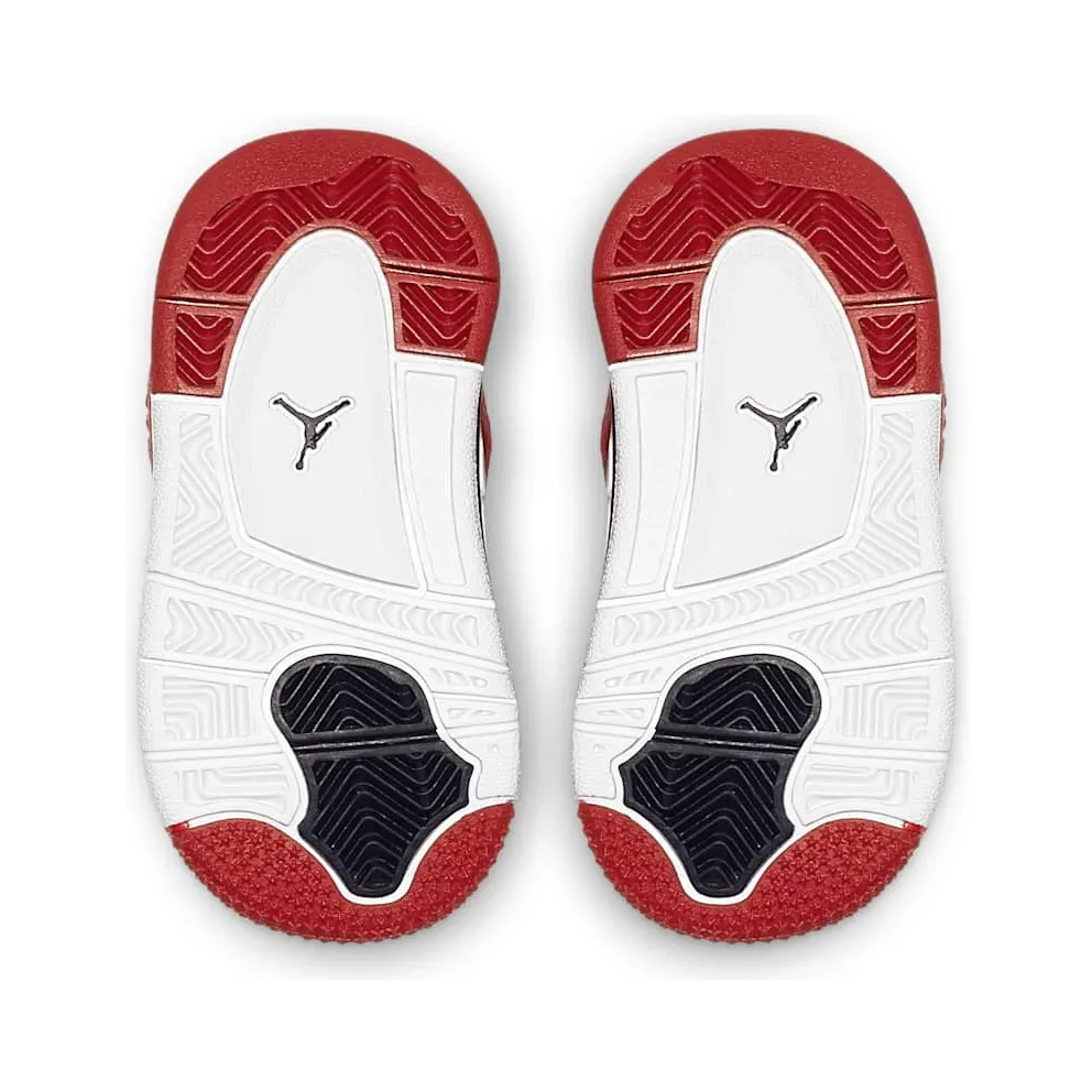 Jordan 4 Retro Fiba 2019 (TD) Gym Red/Obsidian-White-Metallic Gold (BQ7670-617)