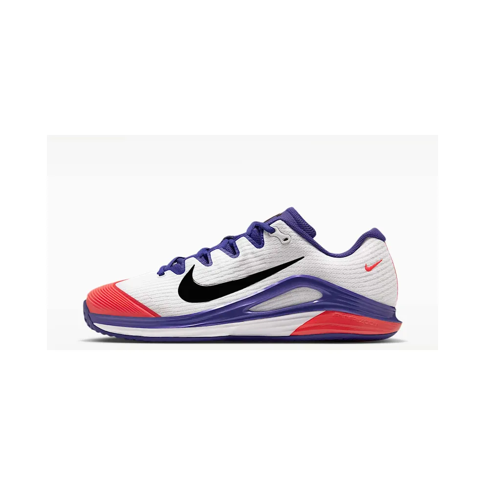 Nike Vapor 12 PRM Clay Court “White / Dark Concord / Bright Crimson / Burgundy Ash” (JA1448-100)