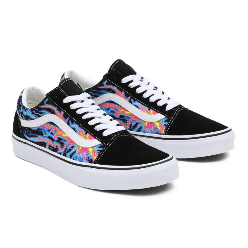VANS Electric Flame Old Skool Shoes Black (VN0A5KRFB03)
