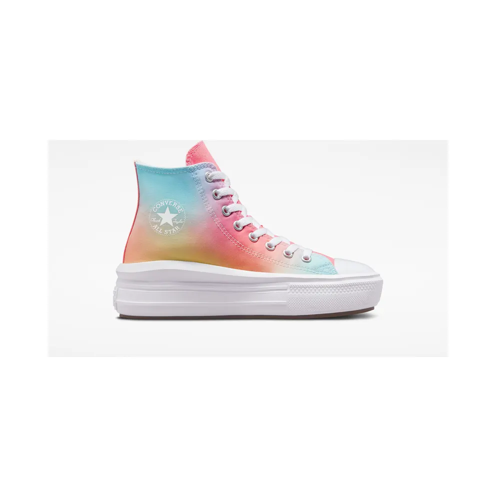 Converse Chuck Taylor All Star Move Platform Rainbow Ombre White/ Pink (A03626C)