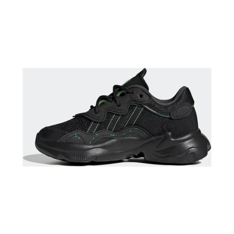 Adidas OZWEEGO Core Black / Core Black / Solar Green (HR0238)