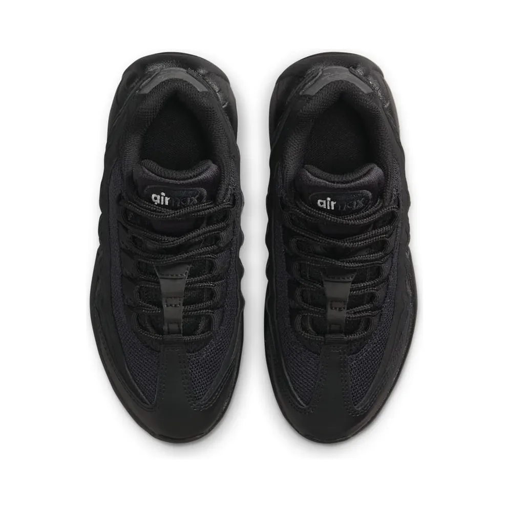 Nike Air Max 95 Recraft GS “Black / Black / Anthracite / Black” (HQ6364-001)