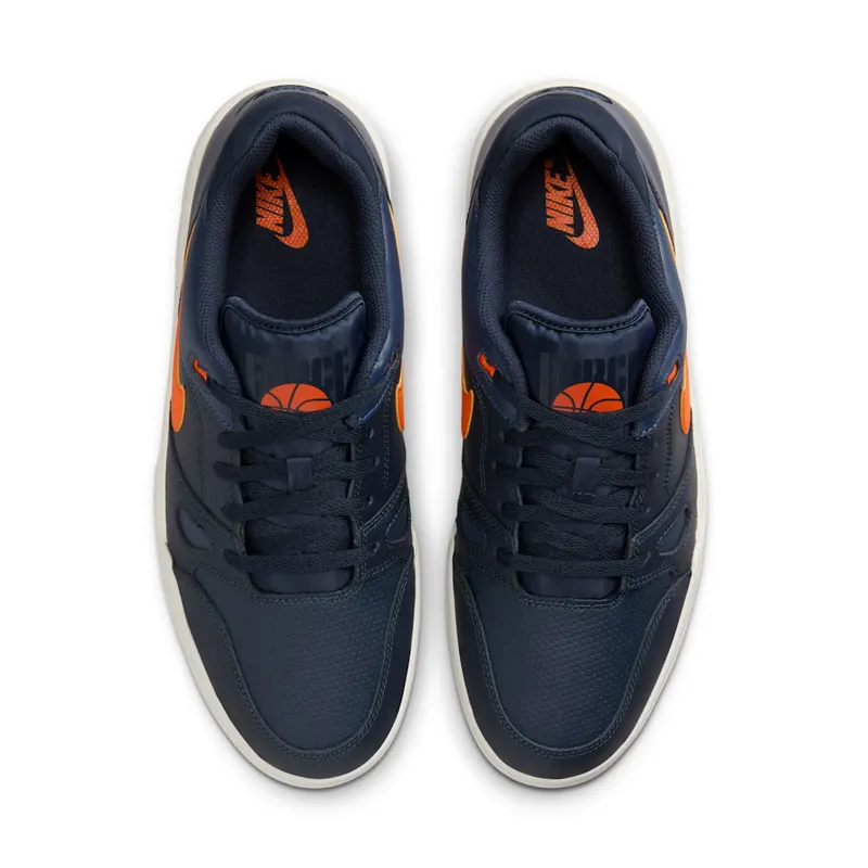 Nike Full Force Low “Dark Obsidian Obsidian Phantom Safety Orange” (FB1362-400)