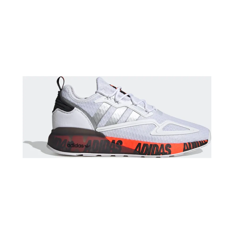 adidas ZX 2K Boost Schuh Cloud White / Silver Metallic / Core Black (FX7030)