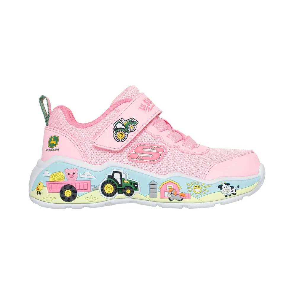 Skechers John Deere: Play Scene – Farm Girlie Sneaker Rosa