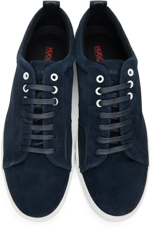 Hugo Black Suede Zero Tennis (50433502)