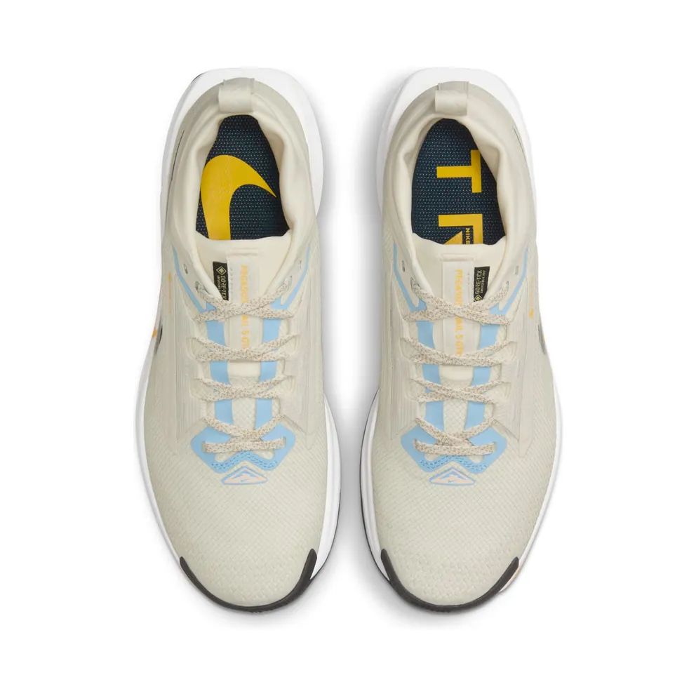 Nike Pegasus Trail 5 Gore-Tex Phantom White University Gold Black (FQ0912-003)