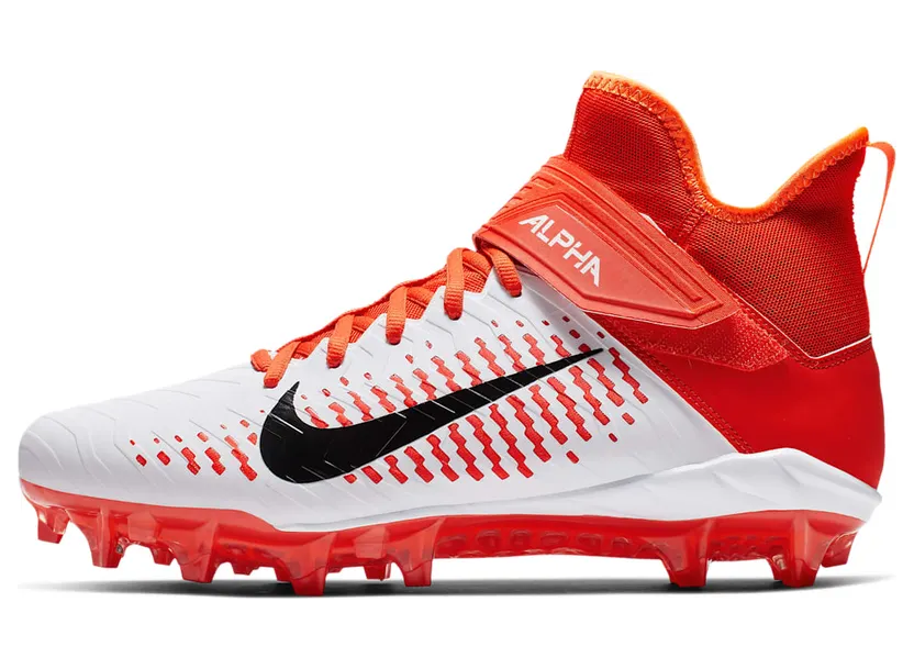Nike Alpha Menace Pro 2 Mid White Team Orange
