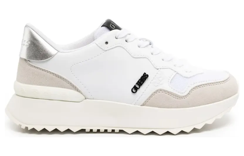 GUESS USA Vinna sneakers met sleehak – Wit (FL5VNNSMA12)
