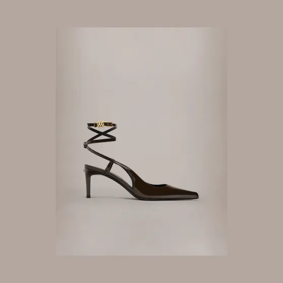 Amiri MA Kitten Heel “Chocolate” (AWFOPP1001-234)
