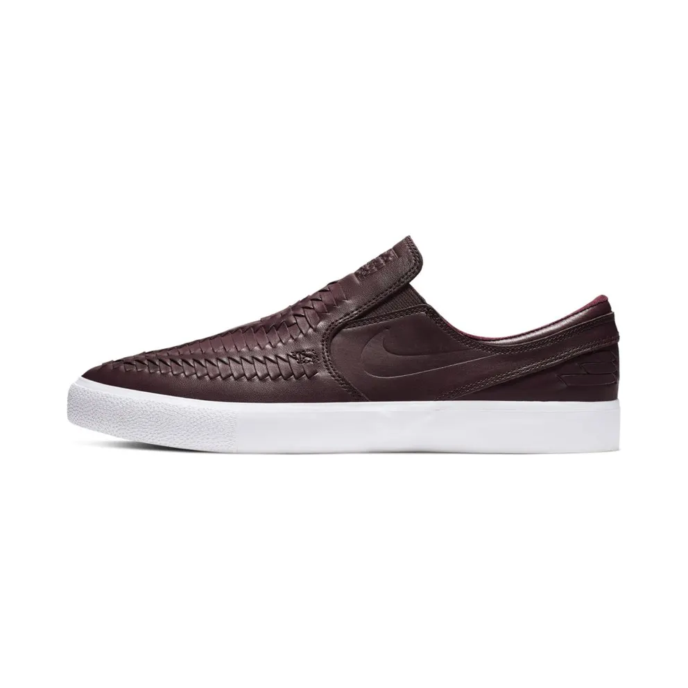 Nike SB Zoom Stefan Janoski Slip RM Crafted Woven Mahogany Mahogany/White-Gum Light Brown-Mahogany (AR4883-201)