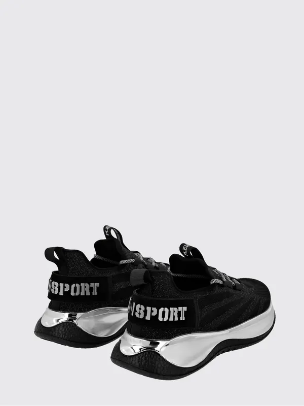 Plein Sport The Iron Tiger Gen. X.02 Knit Sneakers with a Chunky Sole Black (SACSUSC0429STE003N0291) (2)