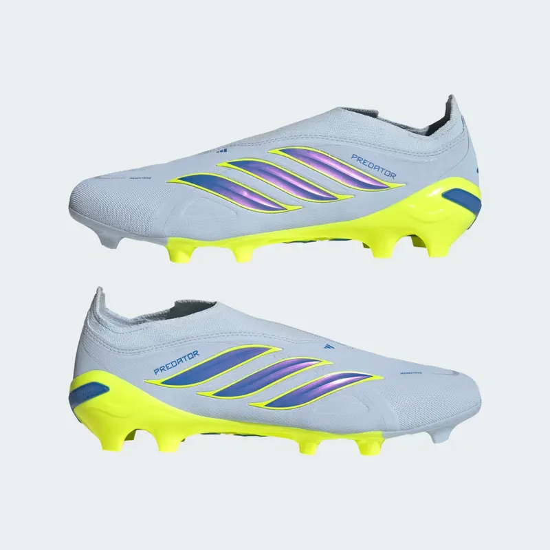 adidas Predator League Laceless Firm Ground Football Boots “Crystal Sky / Ray Blue / Team Solar Yellow 2” (JS2999)