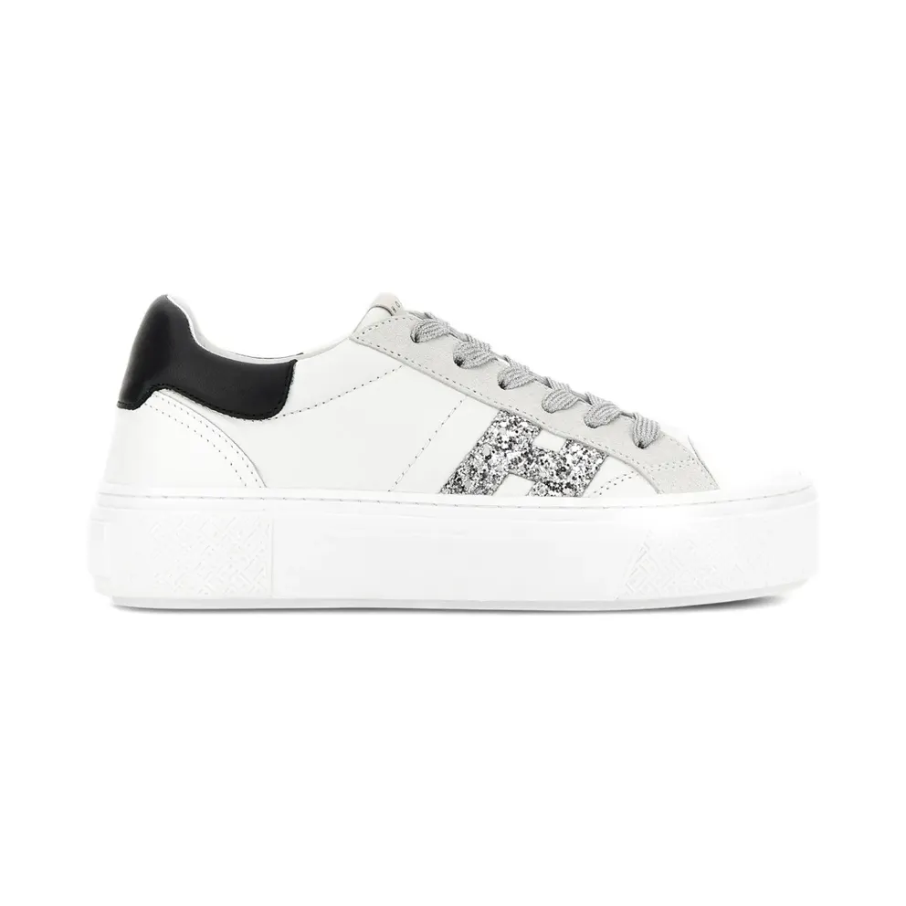 Hogan Crosswind with glitter logo – White (HXW7050GB00V1M)