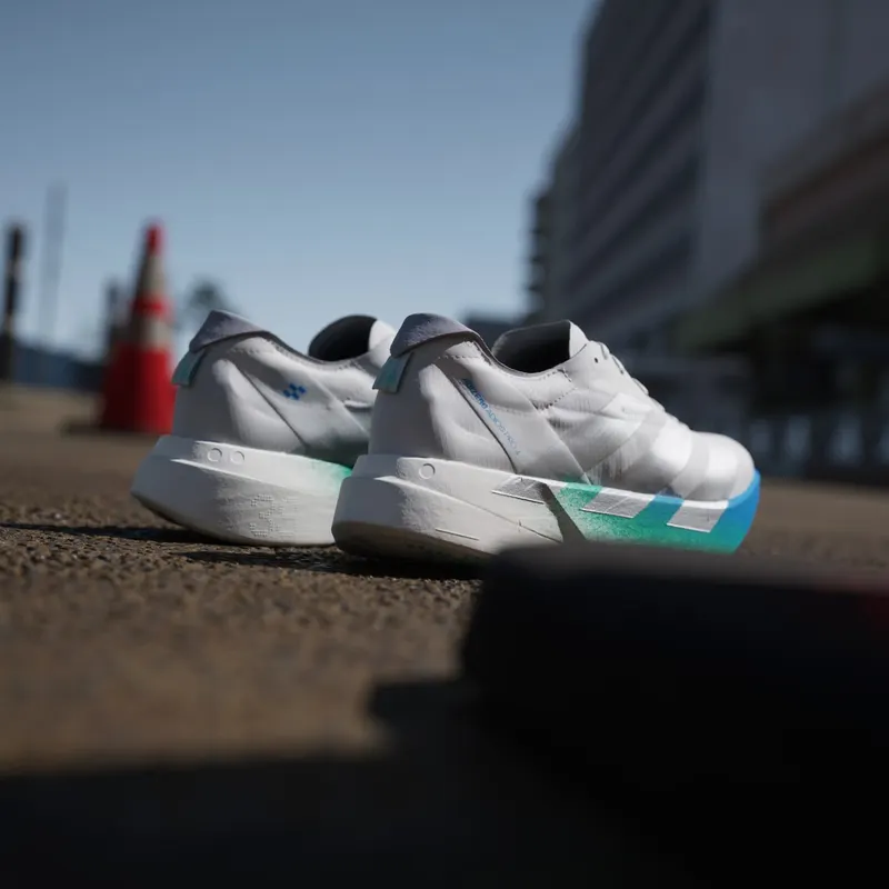 Adidas Adizero Adios Pro 4 Crystal White / Matte Silver / Glory Green (JR6354)