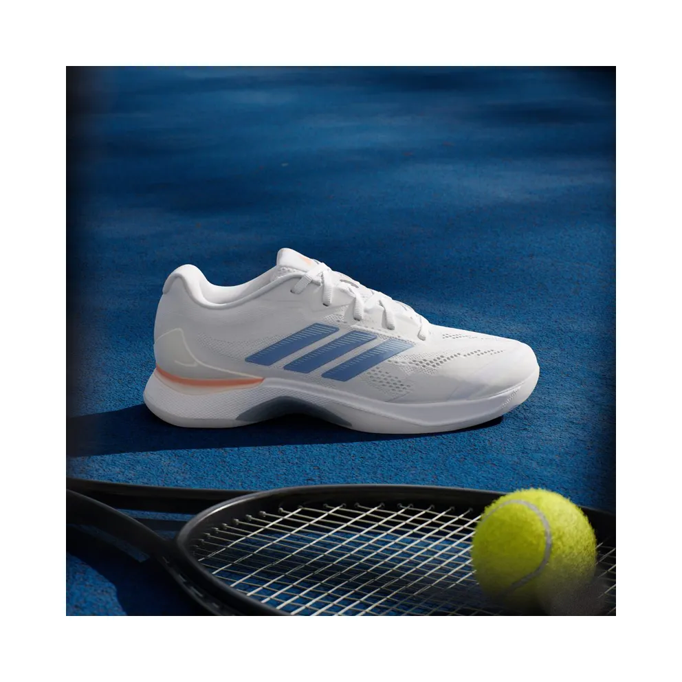 Adidas Avacourt 3 Tennis Shoes Core Black / Halo Blue / Beam Orange (JP8858)