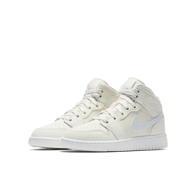 Jordan 1 Mid Multi-Color Swoosh Phantom (GS) Phantom/Igloo-Purple Rise-Blue Tint (555112-035)