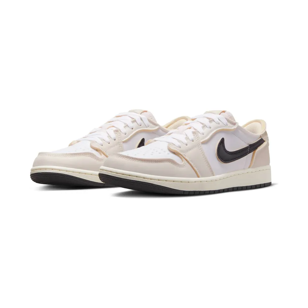 Air Jordan 1 Retro Low OG White/Light Orewood Brown/Black/Coconut Milk (DV0982-100)