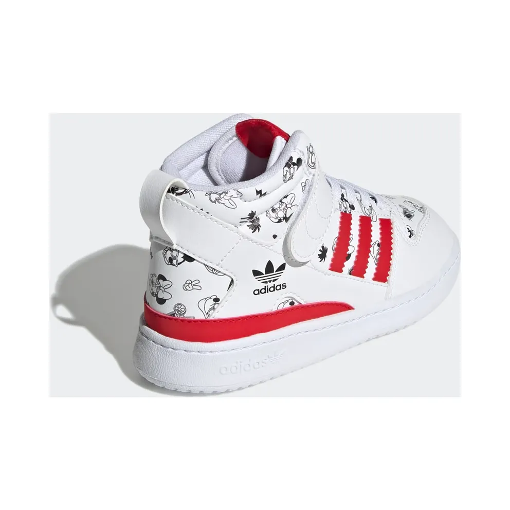 adidas Disney Forum Mid 360 Cloud White / Vivid Red / Cloud White (GX0838)