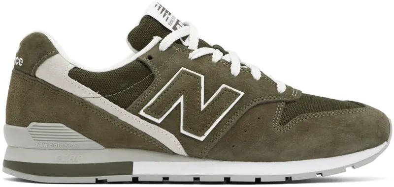 New Balance Khaki 996V2 Low-Top Sneakers (CM996TC2)