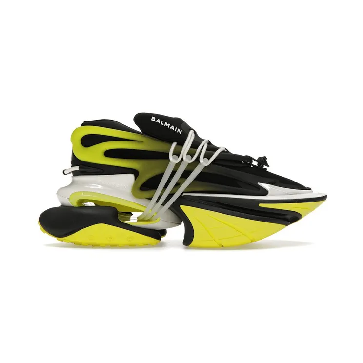 Balmain Unicorn Low-Top Black Yellow (YM0VJ309KNET)