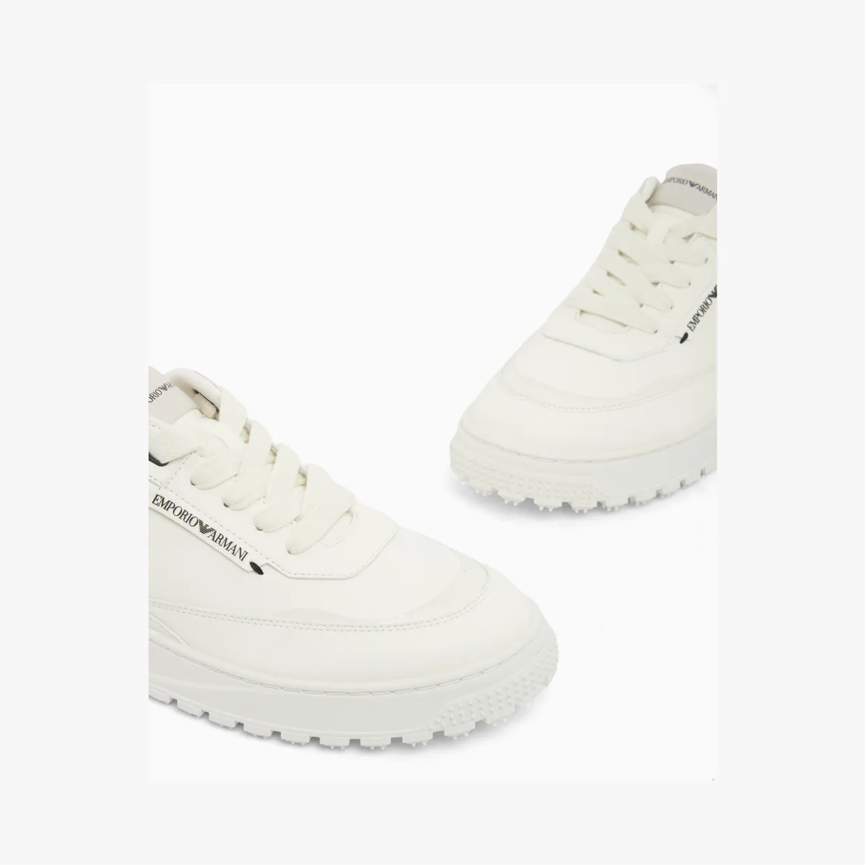 Armani Lace-Up Sneakers With A Textured Rubber Sole (EM006510-AF27353-U0003) (5)