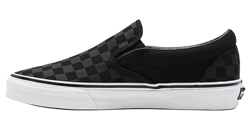 VANS Checkerboard Classic Slip-on Schoenen (Zwart)