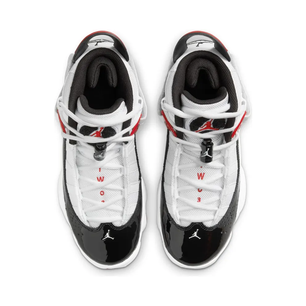 Jordan 6 Rings GS “White Varsity Red Black” (323419-164)
