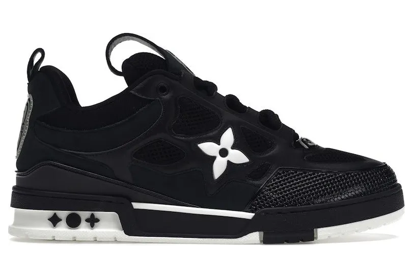 Louis Vuitton LV Skate Sneaker Black White (1AARR1)