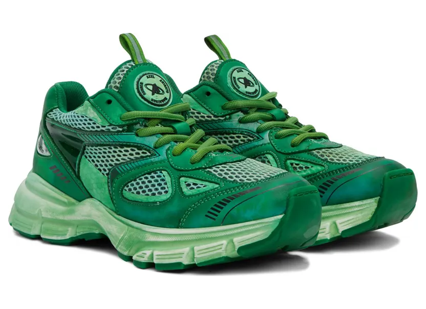 Axel Arigato SSENSE Exclusive Green Marathon Dip-Dye Sneakers (F0155017) (4)