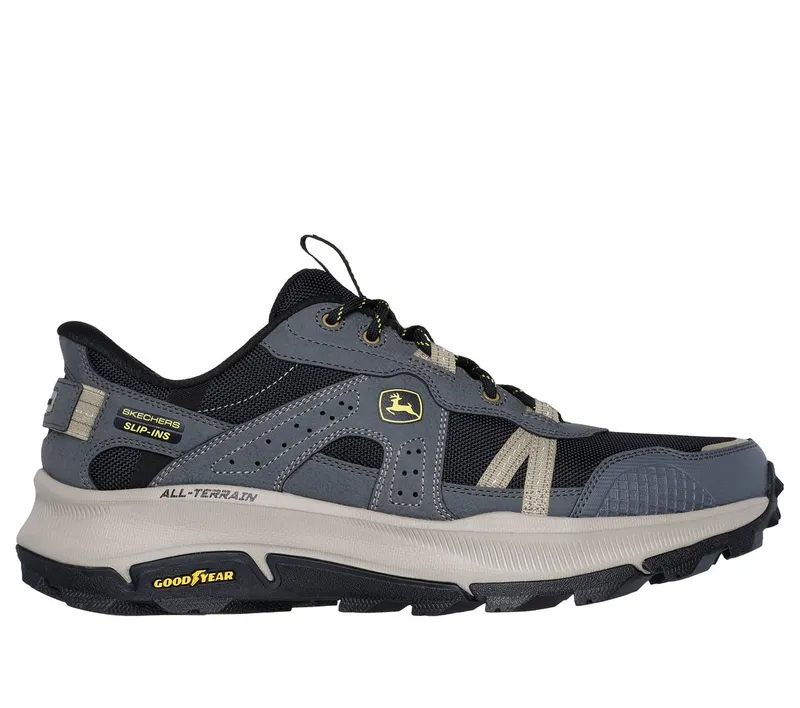 Skechers Slip-ins John Deere Relaxed Fit: Equalizer 5.0 Trail – Harvest Sneaker Houtskool/Black