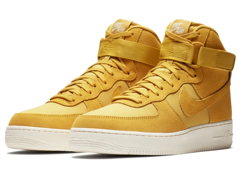 Nike Air Force 1 High ’07 Suede Yellow Ochre