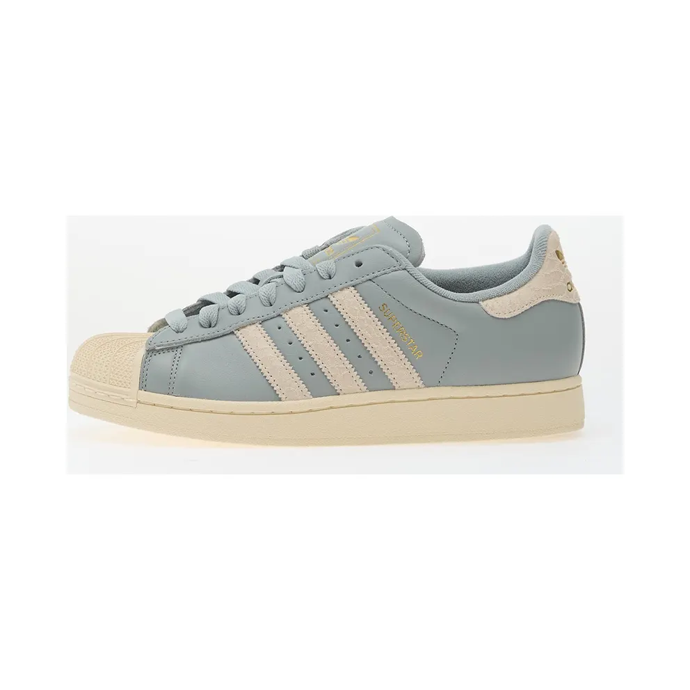 adidas Superstar II Cream White Snakeskin Wonder Sage