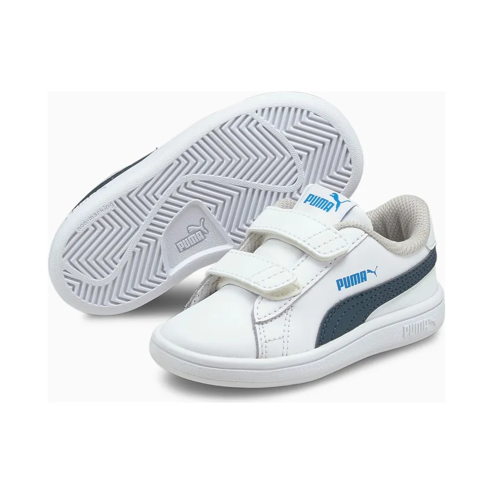 Puma Smash v2 White/Blue (365174-30)