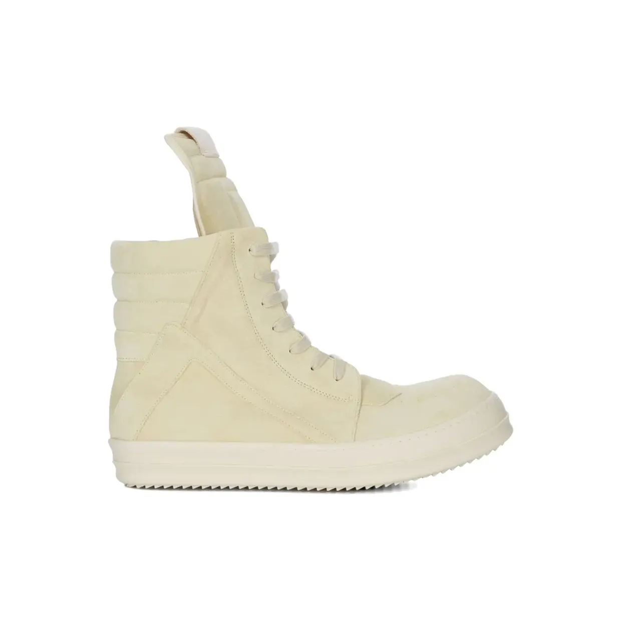 Rick Owens Geobaskets leren sneakers met rits – Beige (RR01F2894LVS)