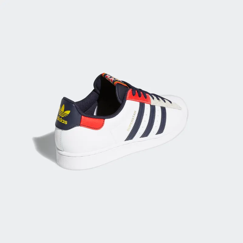 adidas Superstar Cloud White / Legend Ink / Red (H05250)