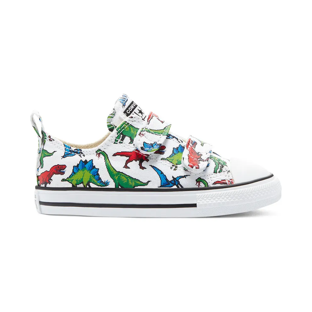 Converse 8-Bit Easy-On Chuck Taylor All Star Low Top White/green/university Red (770166C)