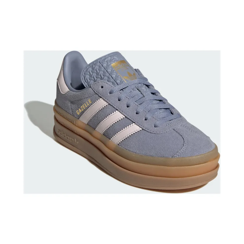Adidas Gazelle Bold Kids Silver Violet / Almost Pink / Gum (JQ1297)