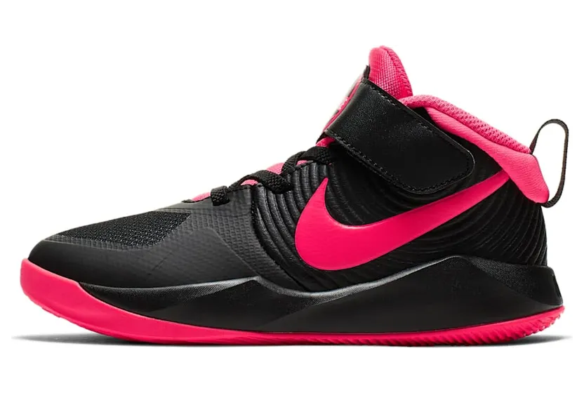 Nike Team Hustle D 9 Black Racer Pink (PS)