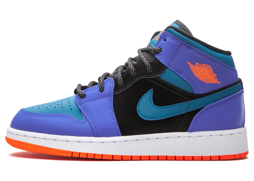 Air Jordan 1 Mid GS Racer Blue (554725-440)