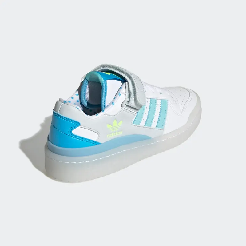 Adidas Forum Low Cloud White / Sky Rush / Clear Aqua (GZ0799)