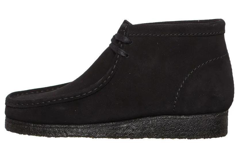 Clarks Originals Wallabee Boot Black Suede (261555177)