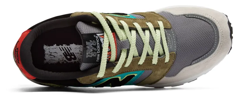 New Balance 575 Grey Green Black Grey/Green-Black (MTL575ST)