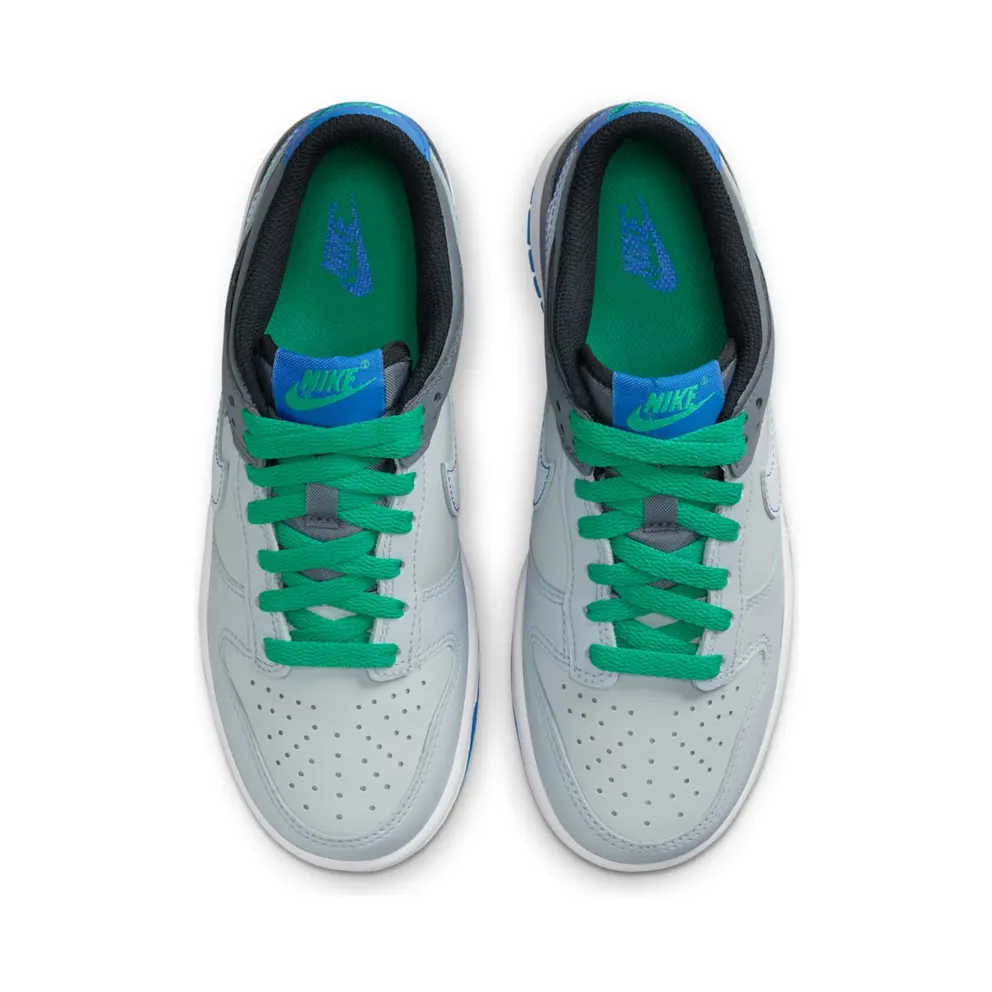 Nike DUNK LOW Grade School “PURE PLATINUM PHOTO BLUE” (DH9765-004)