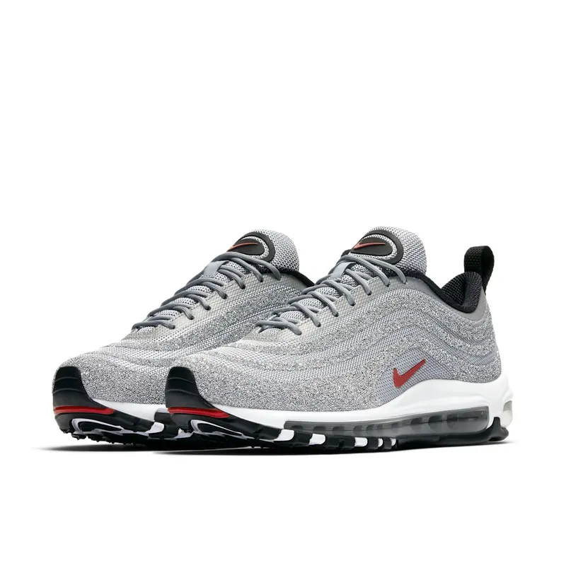 Nike Air Max 97 LX Swarovski Silver Bullet (W) Metallic Silver/Varsity Red-White-Black (927508-002)