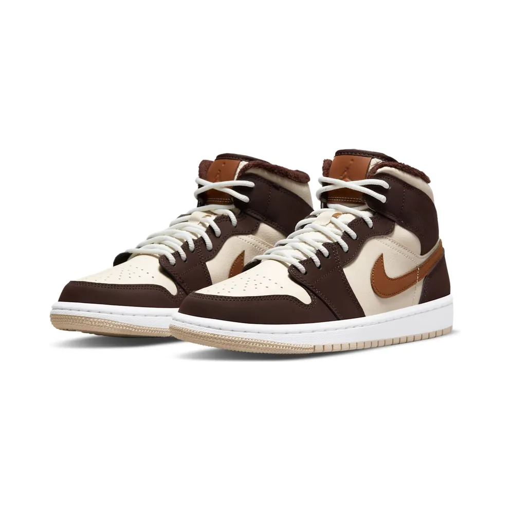 Jordan 1 Mid SE Brown Basalt Oatmeal (W) (DO6699-200)
