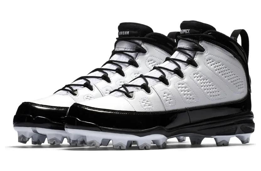 Jordan 9 Retro MCS Cleat RE2PECT White Black (AA1264-100)