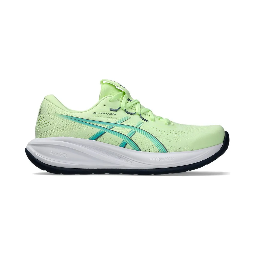 ASICS GEL-CUMULUS 28 “Illuminate Yellow / Energy Aqua” (1011C143-750)