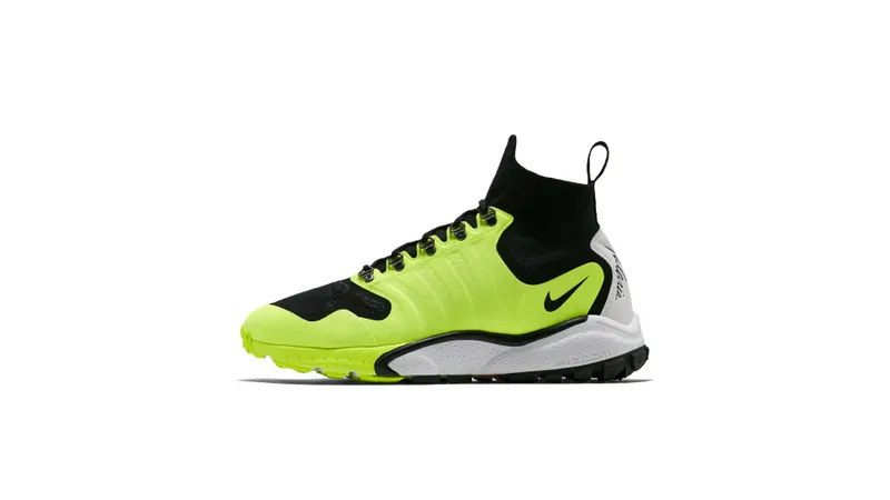 Nike  Air Zoom Talaria Mid Flyknit Volt Black/Black/Volt (856955-007)