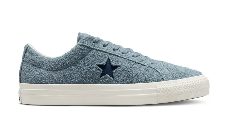 Converse One Star Pro Vintage Suede Tidepool Grey/navy/egret